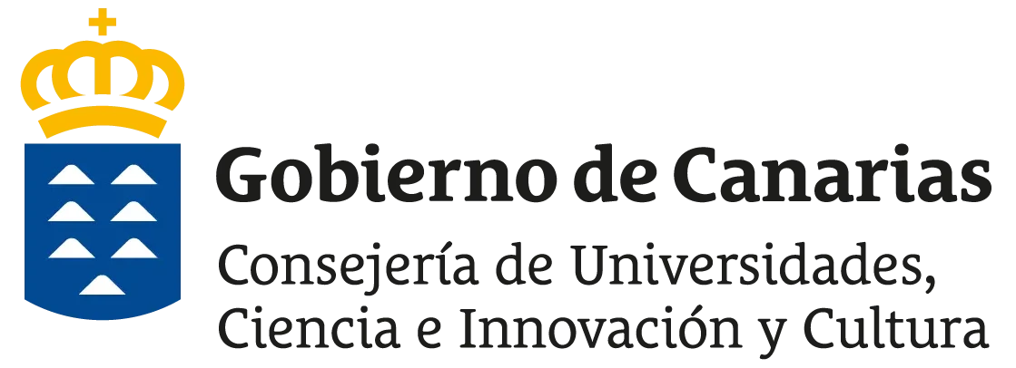 Logo gobierno de Canarias, consejería, universidades de la ciencia e innovación y cultura